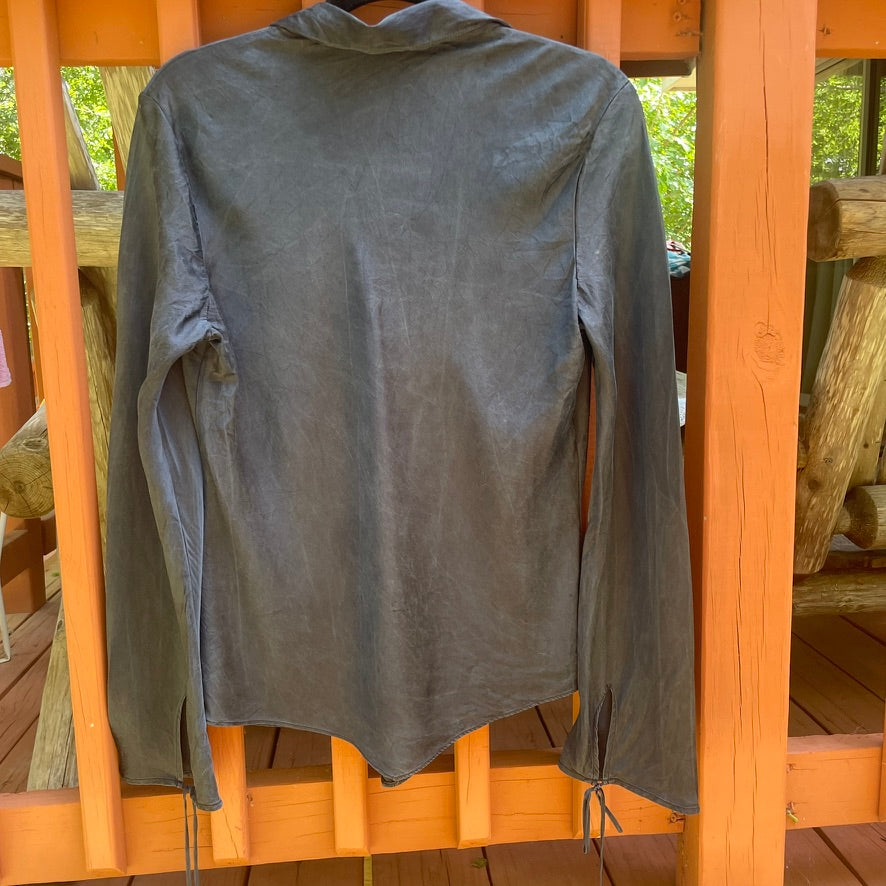 silk blouse M