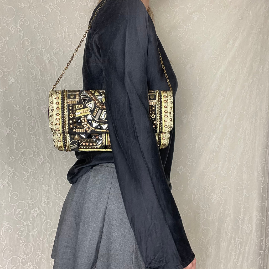 chico's embellished shoulder bag