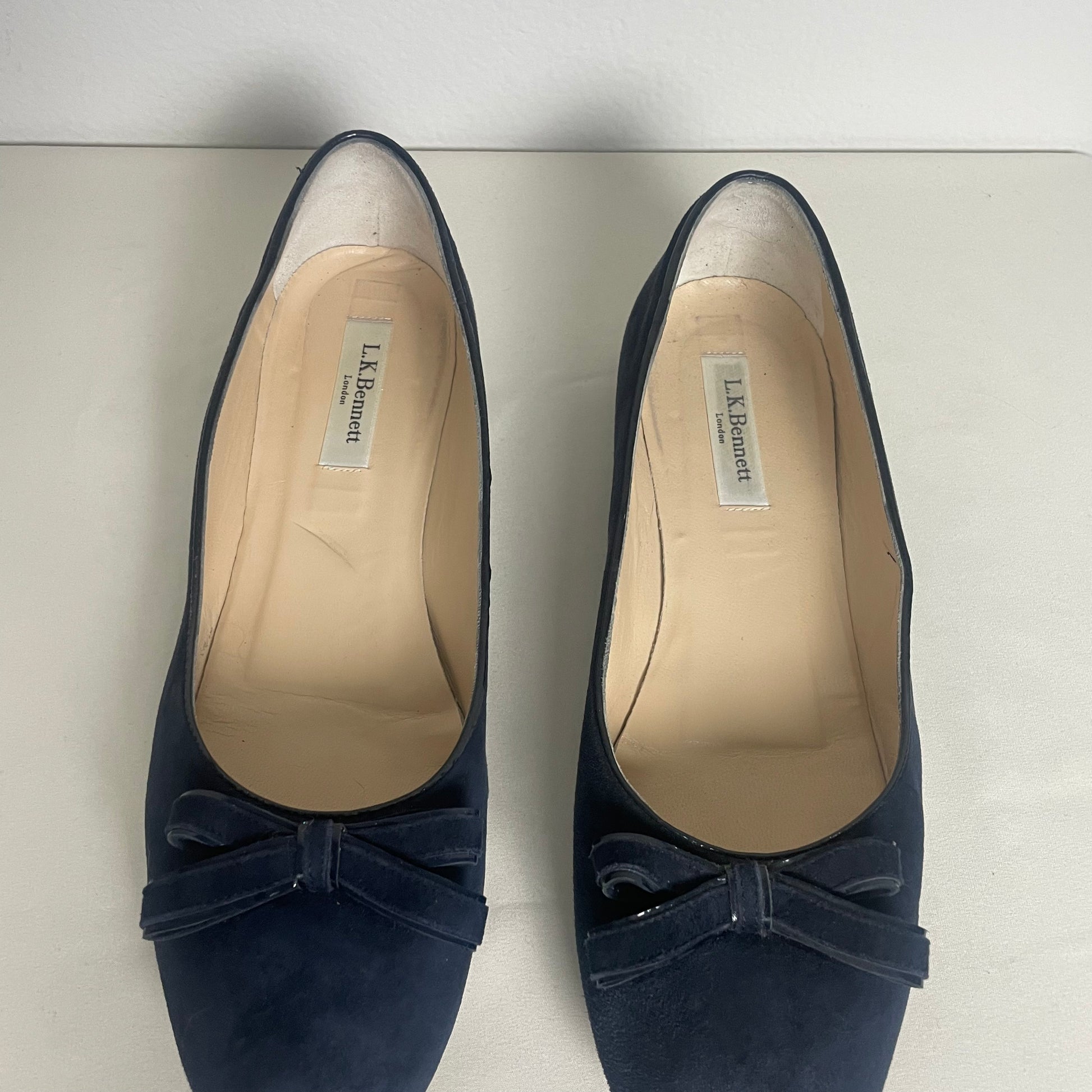 suede ballet flats 39 (8.5)