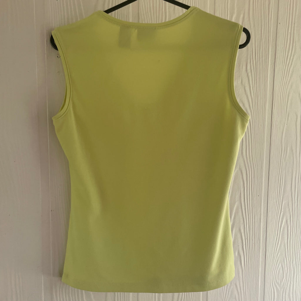 stretchy green tank S