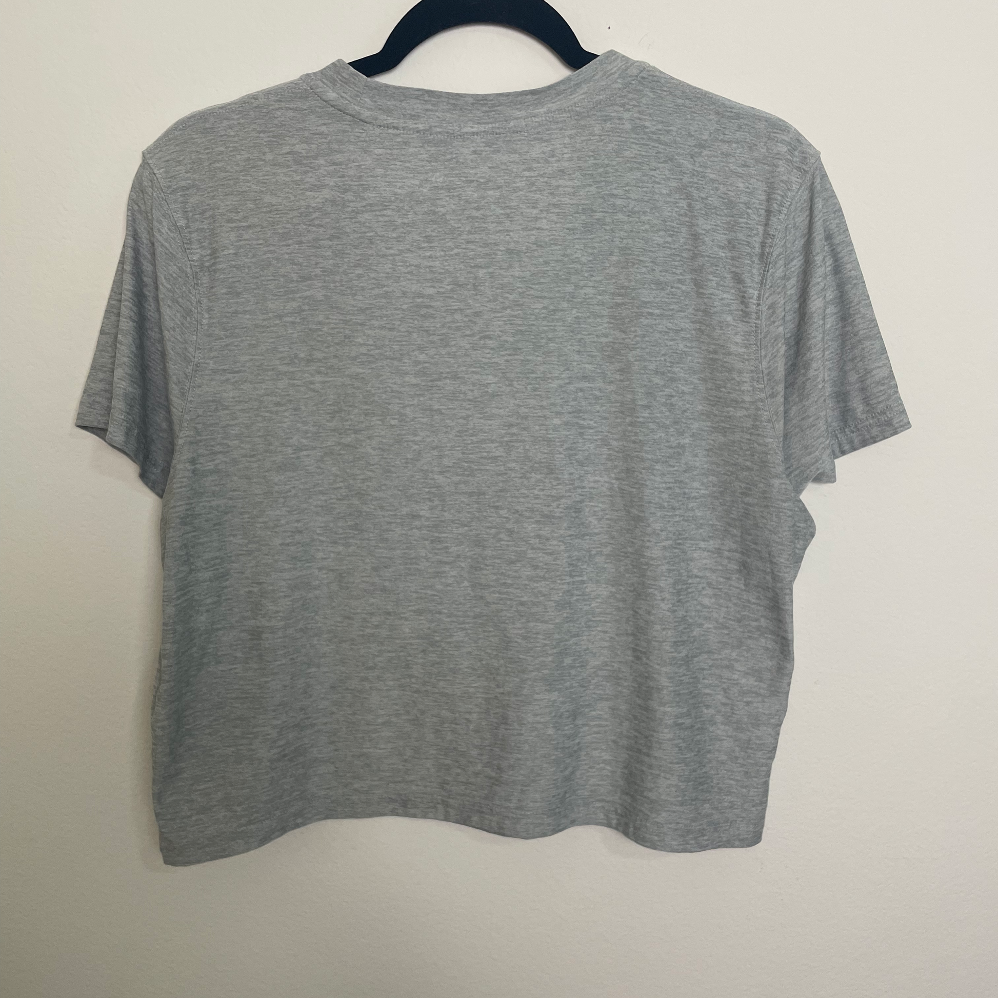 outdoor voices soft grey tee M