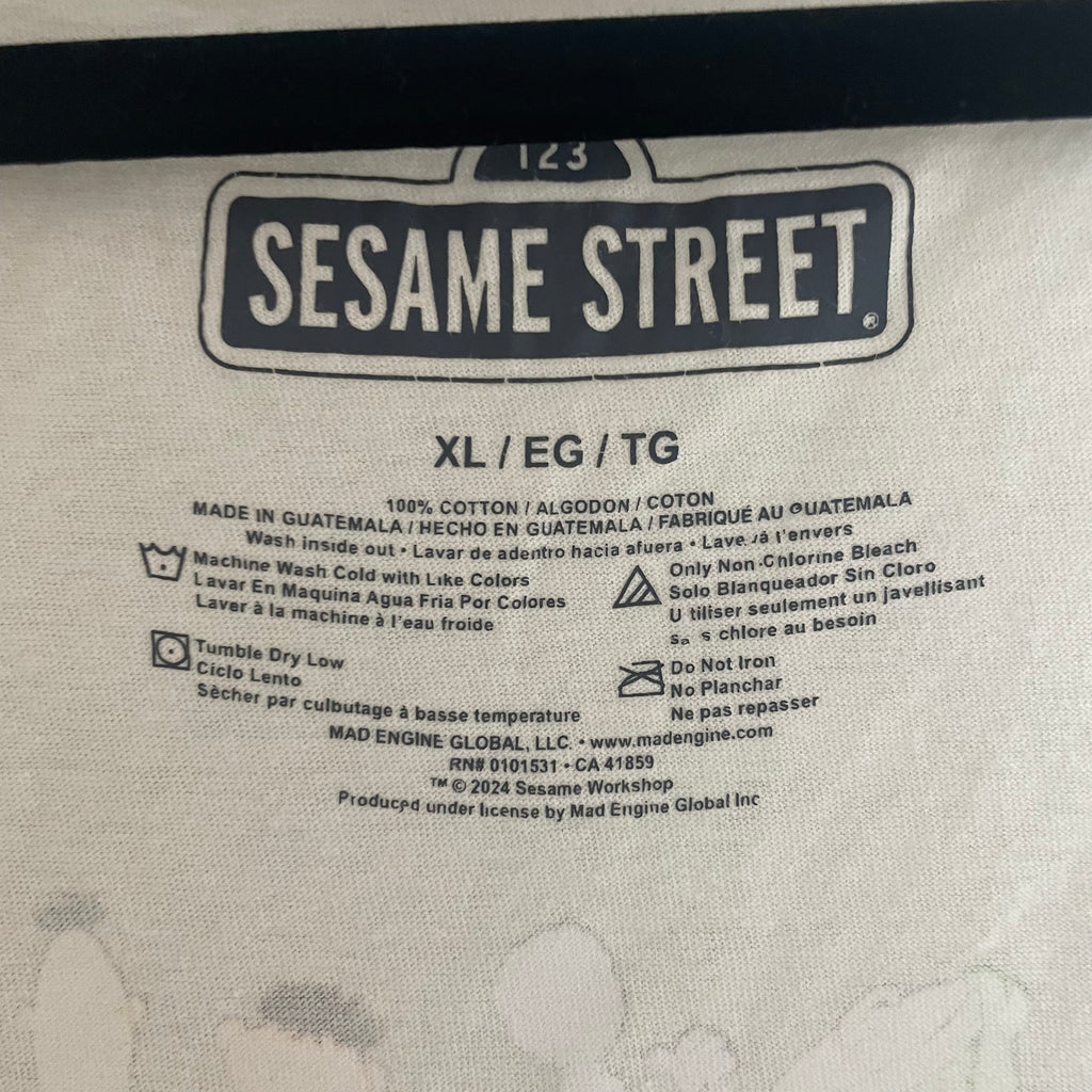 Sesame Street Cotton Tee XL