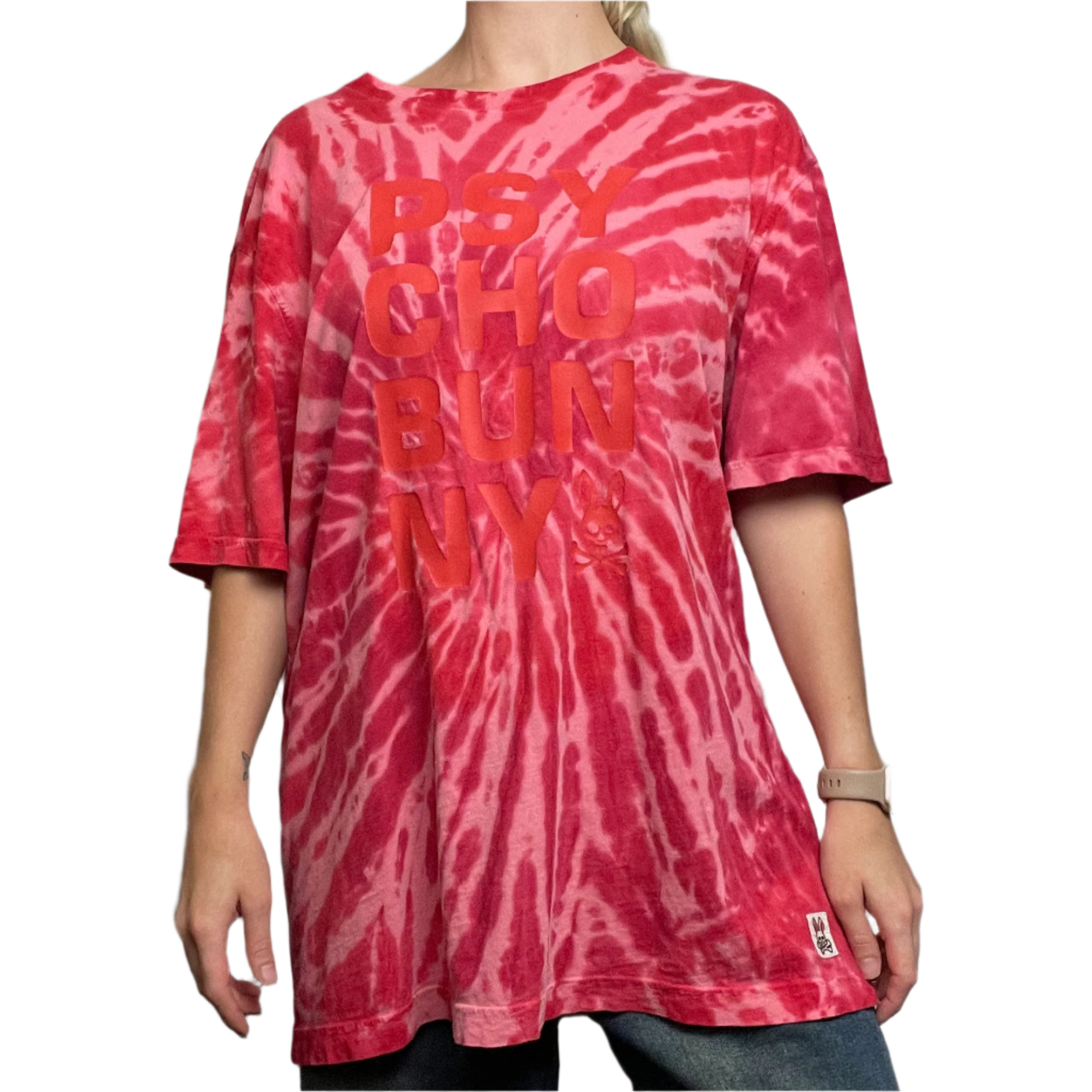 psycho bunny tye dye tee sz 7 (L/XL?)