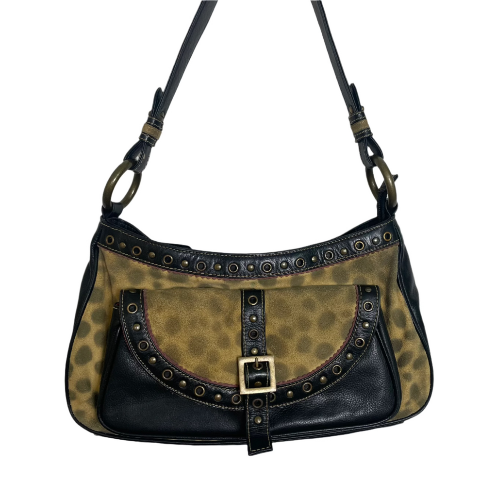 animal print shoulder bag