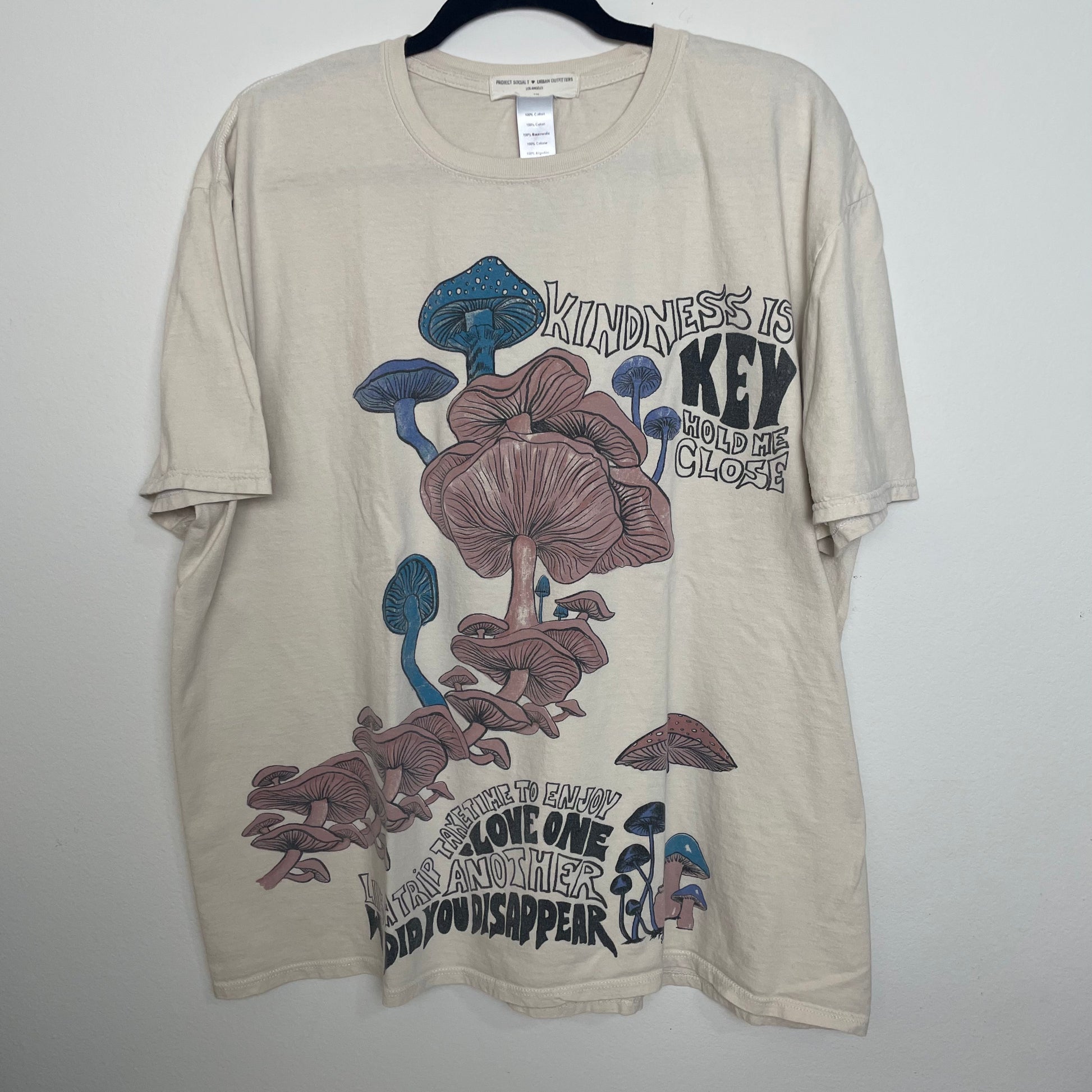mushroom cotton tee S/M