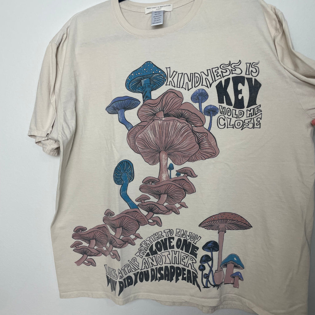 mushroom cotton tee S/M