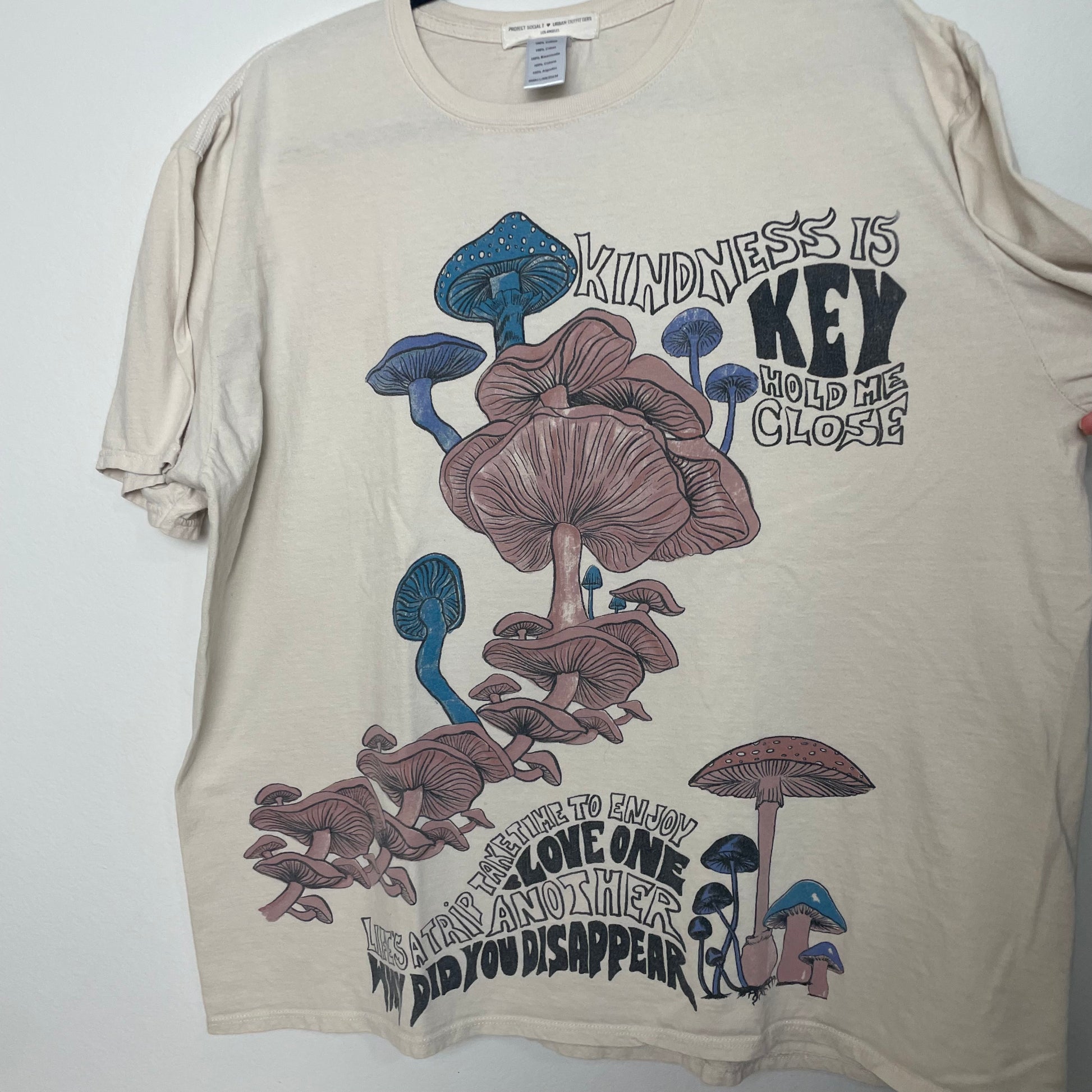 mushroom cotton tee S/M