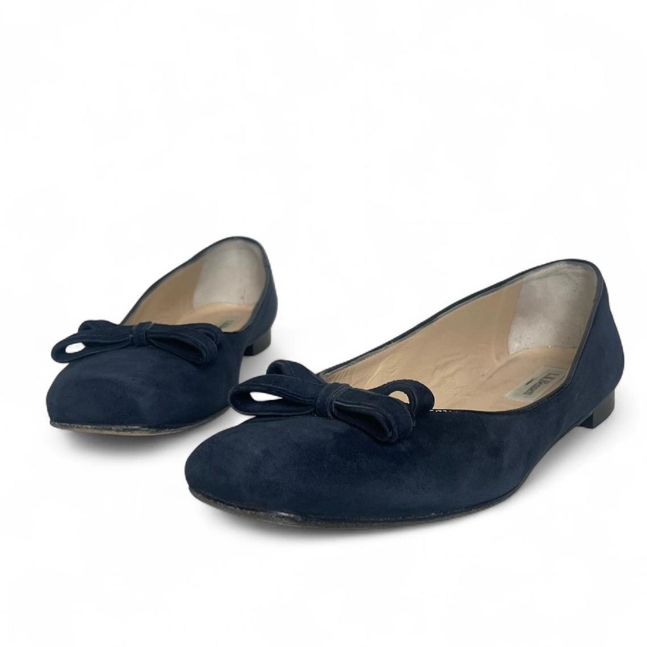 suede ballet flats 39 (8.5)