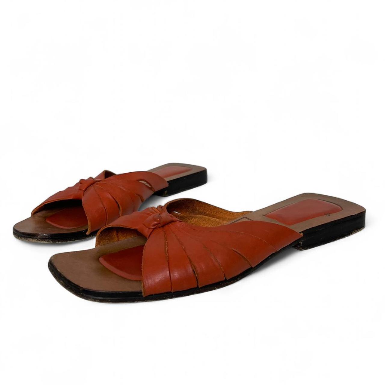 leather cole haan sandals 6.5