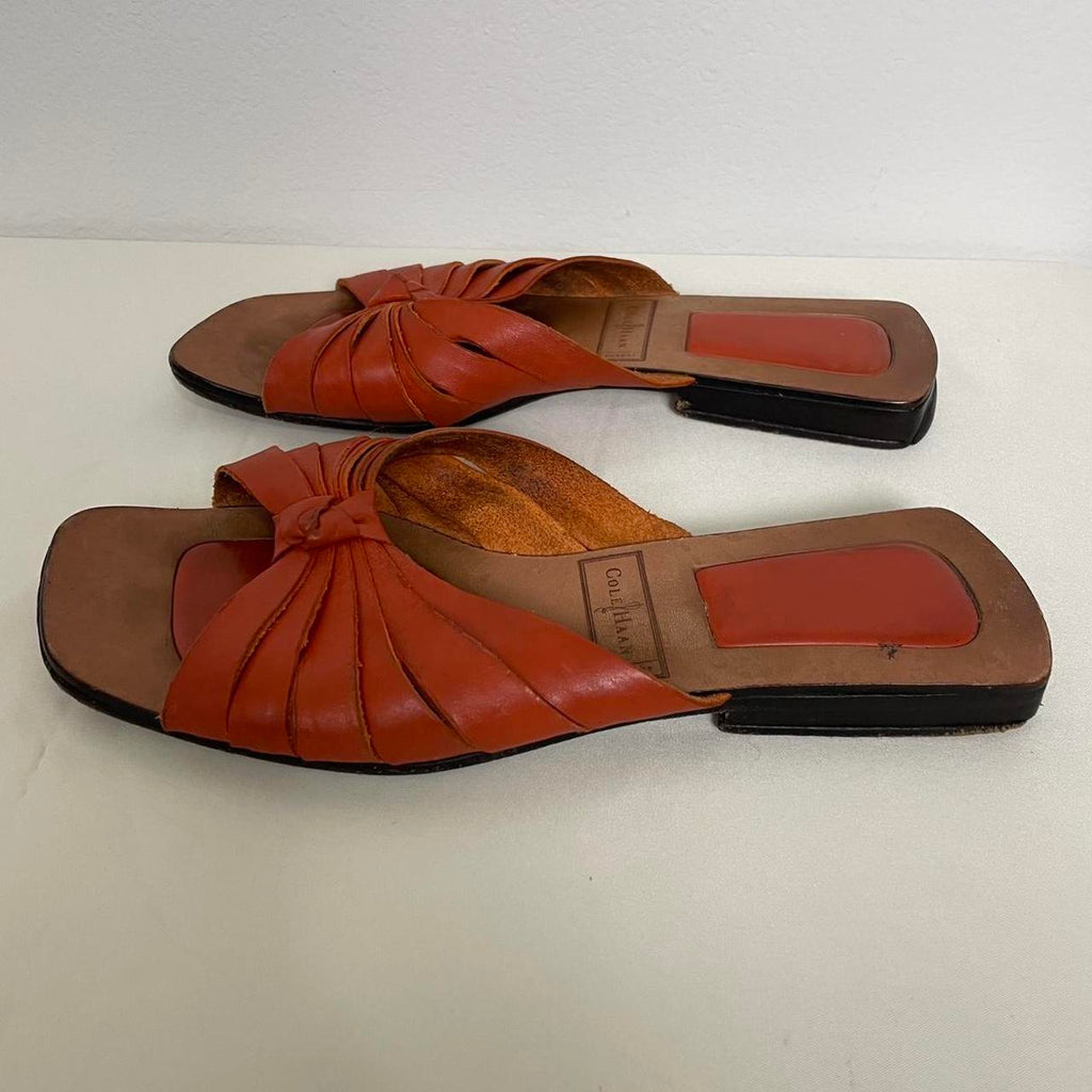 leather cole haan sandals 6.5