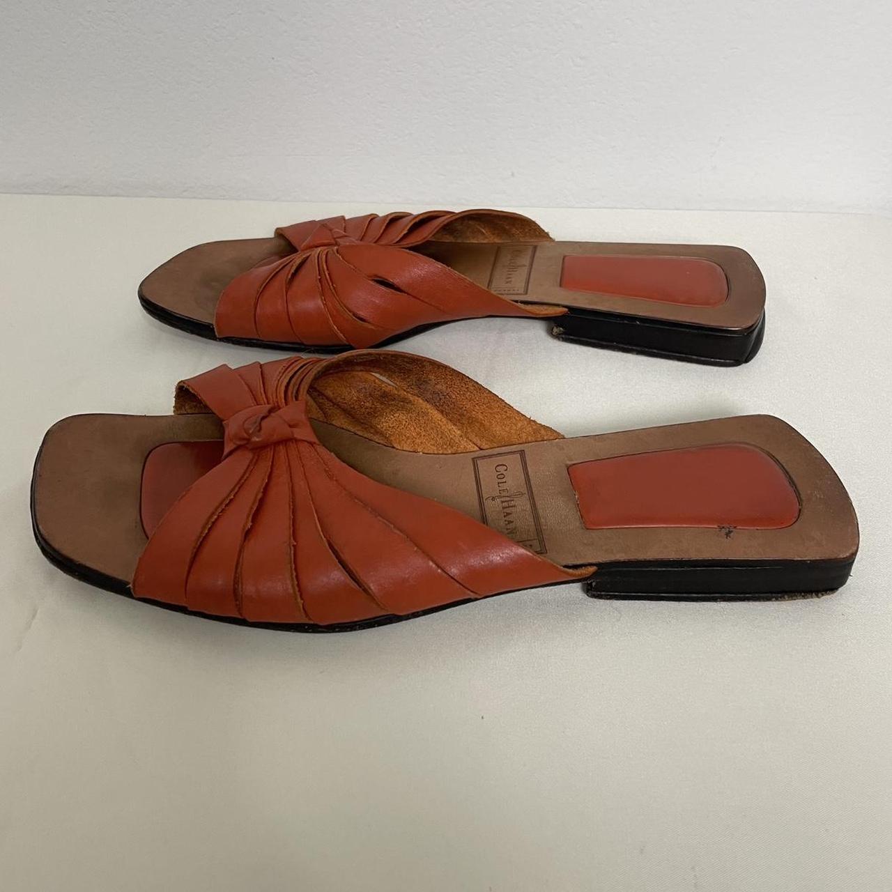 leather cole haan sandals 6.5